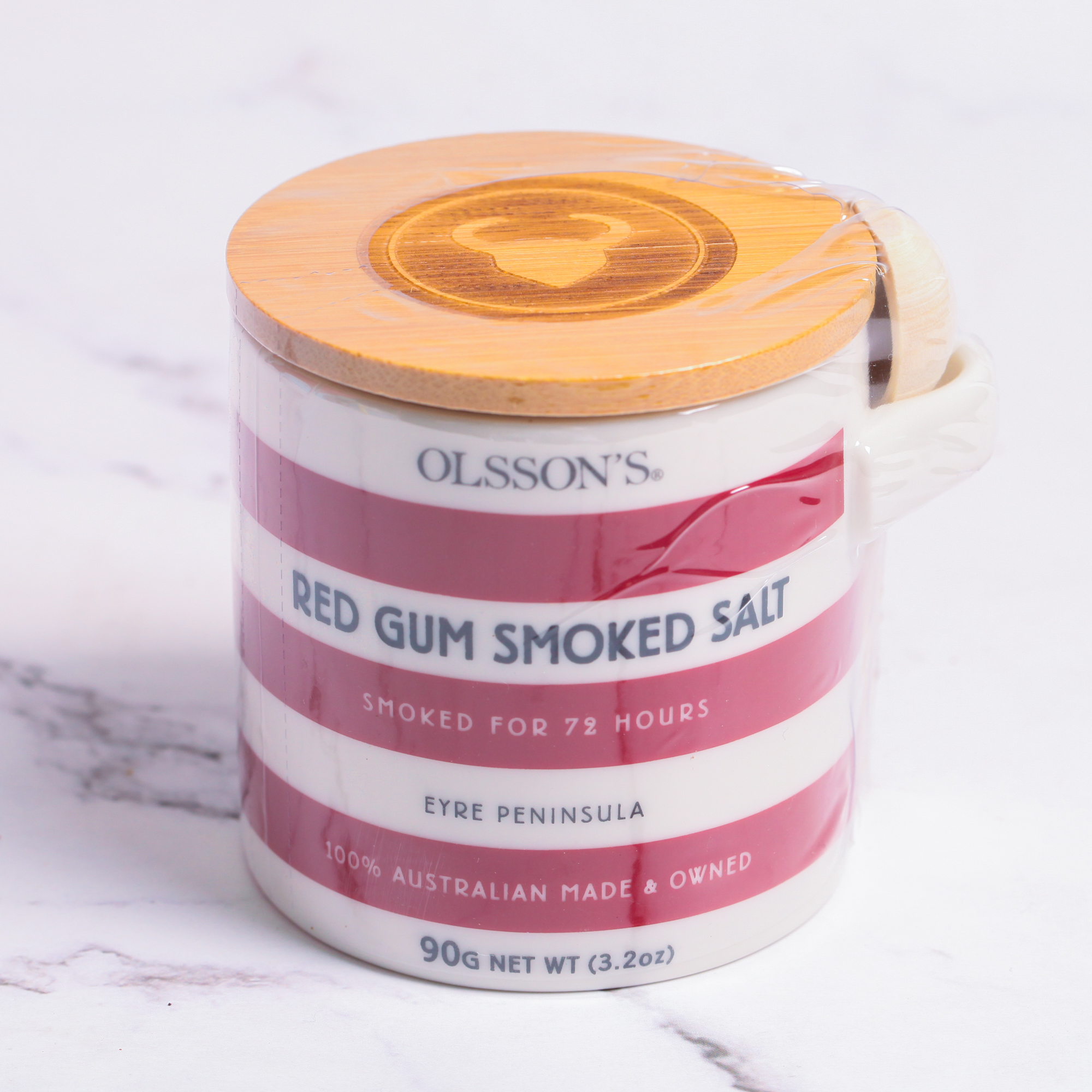 Red Gum Smoked Salt in stoneware jar - Olsson's